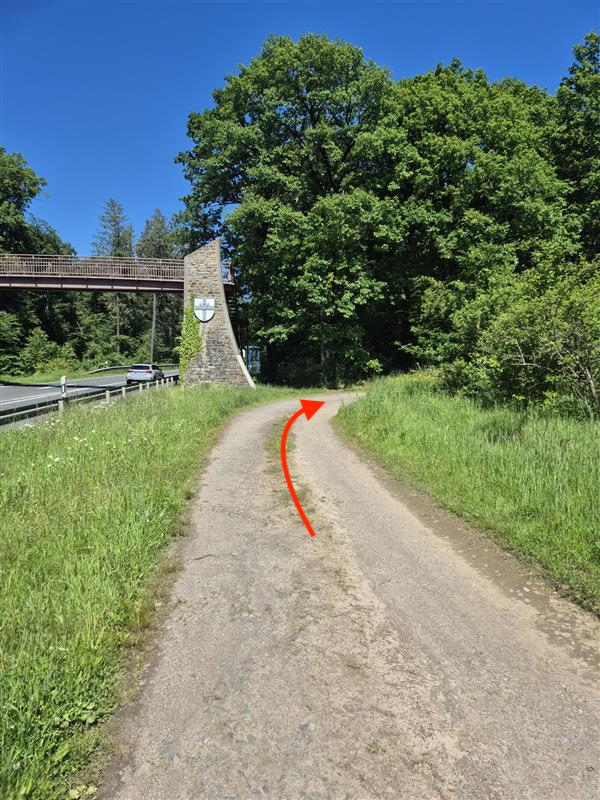 Einfahrt Feldweg